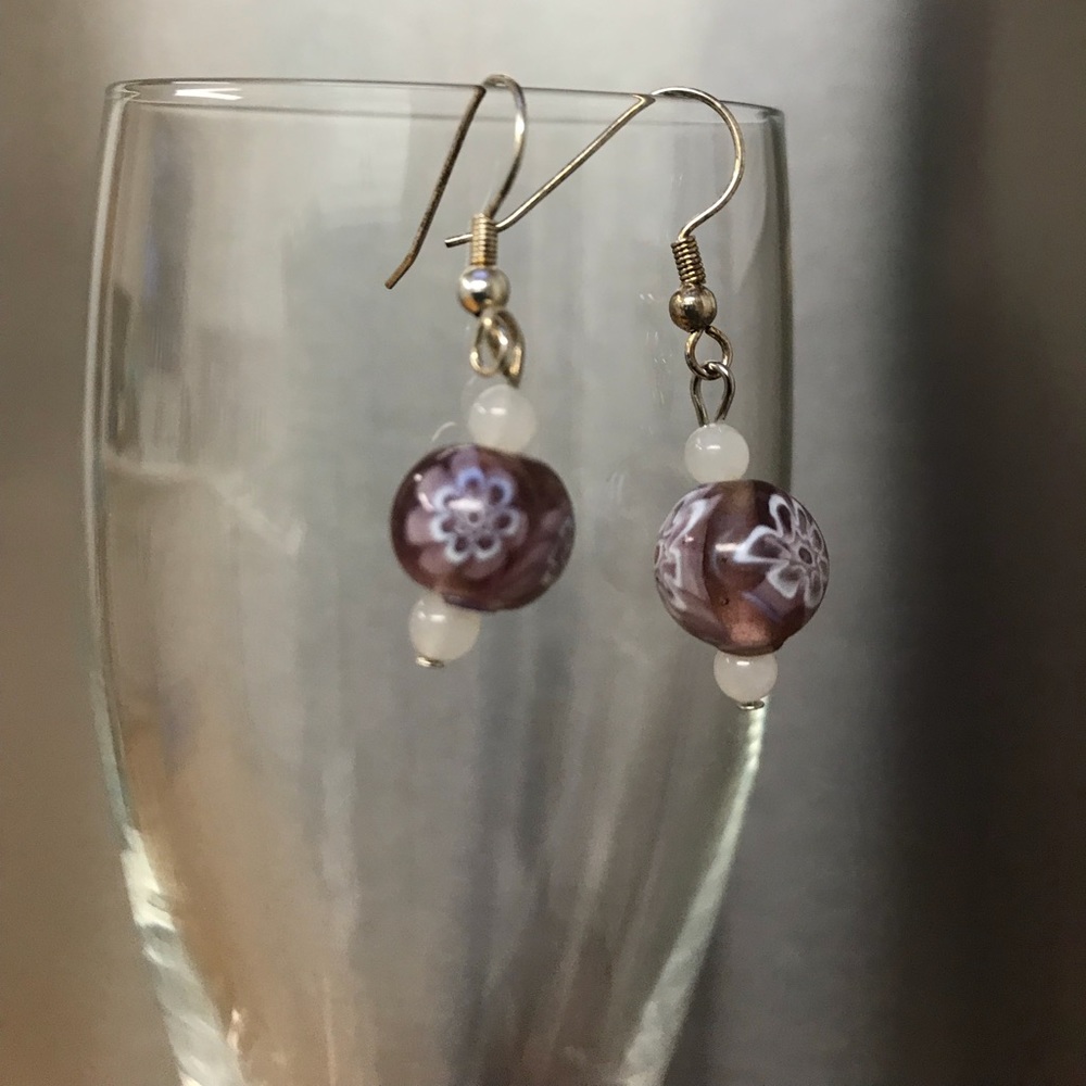 🦋4 for$15 🦋Handmade bead earrings